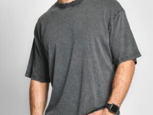 FRASER OVERSIZE T SHIRT - Black
