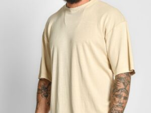 FRASER OVERSIZE T SHIRT - Beige